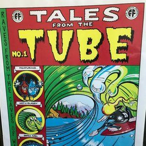 Rick Griffin Comic Surfing Poster